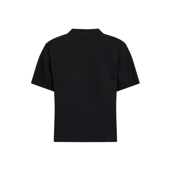Balenciaga Women Black Balenciaga Sacré Cœur Medium Fit T-Shirt - Picture 2 of 2